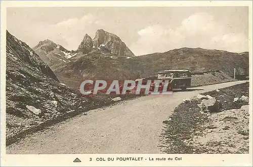 Cartes postales Col du Pourtalet La route du Col