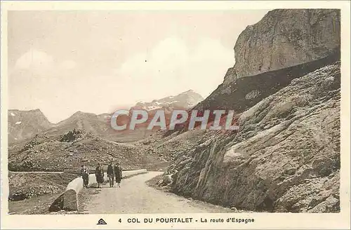 Ansichtskarte AK Col du Pourtalet La route d'Espagne