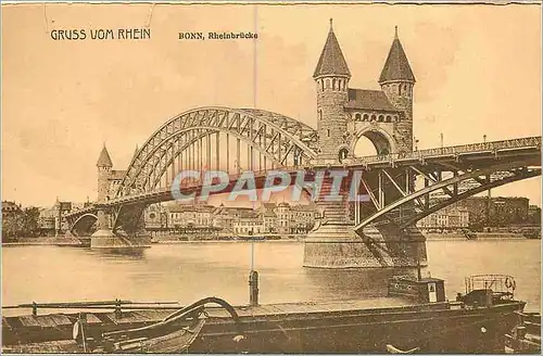 Cartes postales Gruss vom Rhein Bonn Rheinbrucke