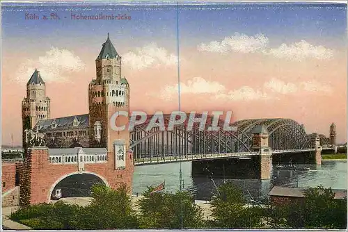 Cartes postales Koln a Rh Hohenzollernbrucke