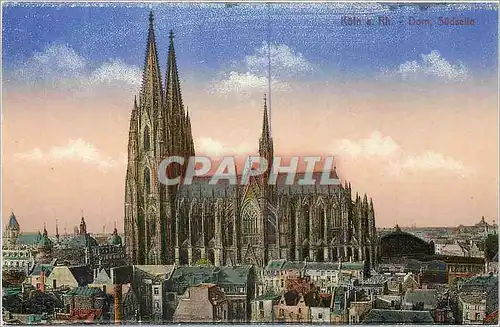 Ansichtskarte AK Koln a Rh Dom Sudseite