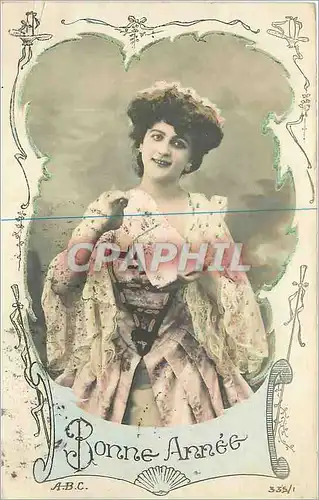 Cartes postales Bonne Annee Femme