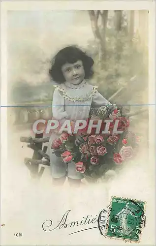 Cartes postales Amities Enfant