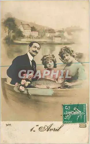 Cartes postales 1er Avril Enfant