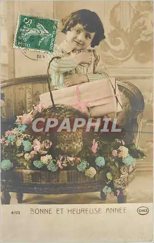 Cartes postales Bonne et Heureuse Annee Enfant