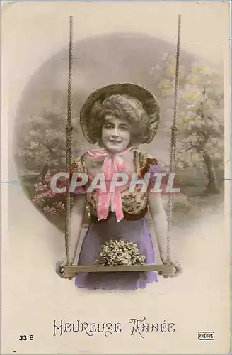 Cartes postales Heureuse Annee Femme