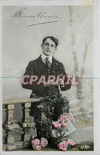 Cartes postales Bonne Annee Homme