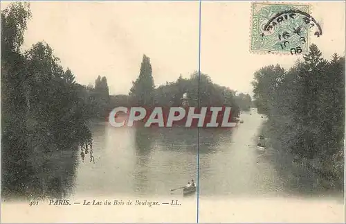 Cartes postales Paris Le Lac du Bois de Boulogne