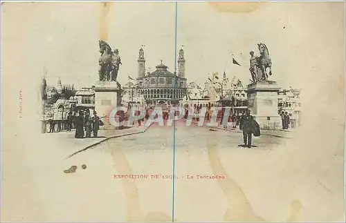 Cartes postales Exposition de 1900 Le Trocadero Paris