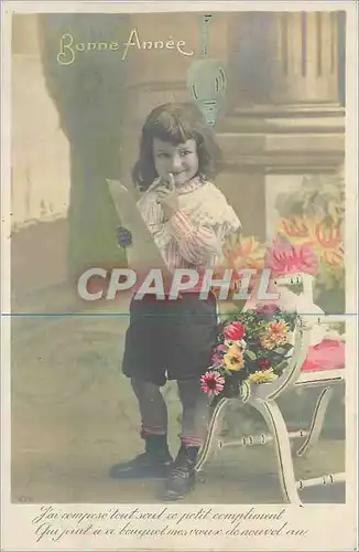 Cartes postales Bonne Annee Enfant