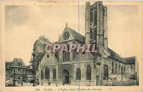 Cartes postales Paris L'Eglise Saint Nicolas des Champs