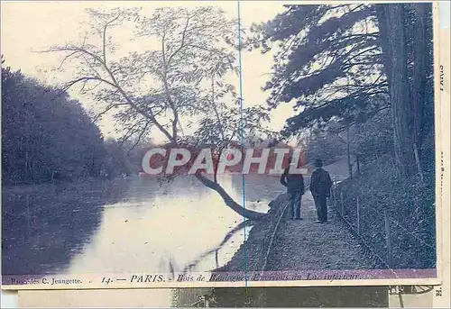 Cartes postales Paris Bois de Boulogne