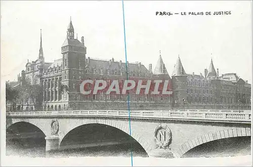 Cartes postales Paris Le Palais de Justice