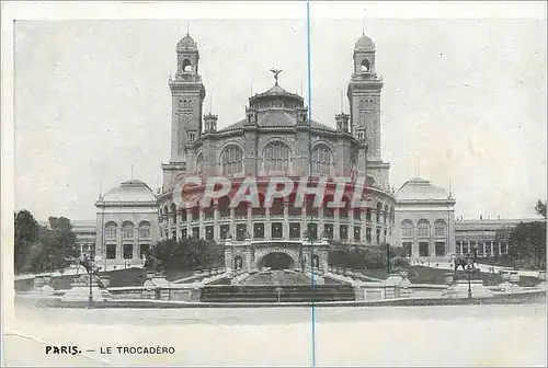 Cartes postales Paris Le Trocadero