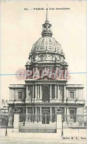 Cartes postales Paris Les Invalides