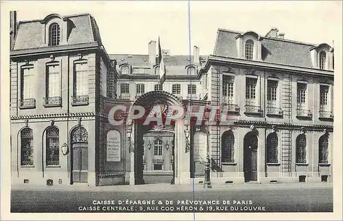 Cartes postales Caisse d'Epargne de Proveyance de Paris