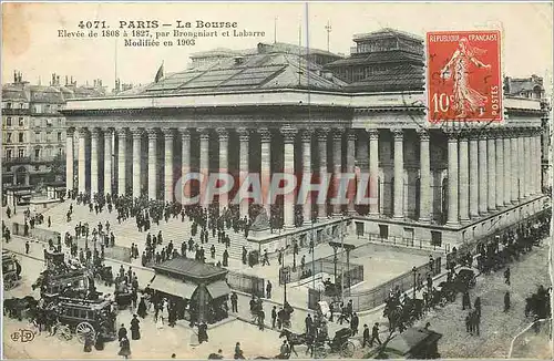 Cartes postales Paris La Bourse