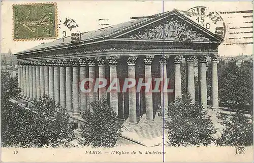 Cartes postales Paris L'Eglise de la Madeleine