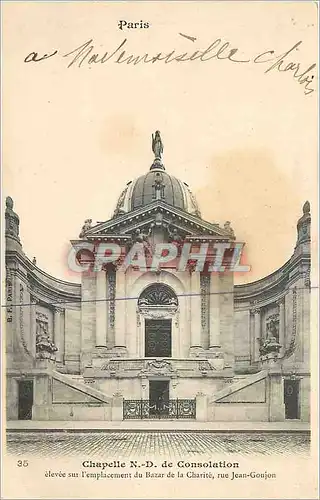 Cartes postales Paris Chapelle ND de Consolation