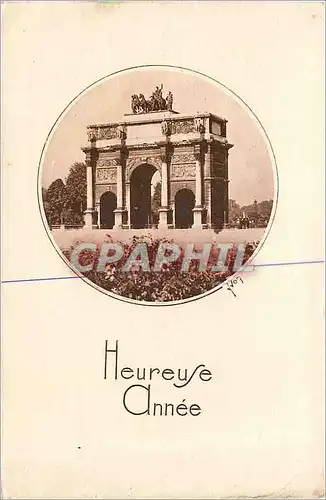 Cartes postales Heureuse Annee Paris
