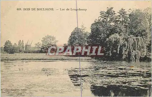 Ansichtskarte AK Bois de Boulogne Lac de Longchamp Moulin