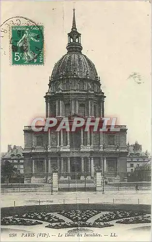 Ansichtskarte AK Paris Le Dome des Invalides