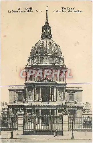 Cartes postales Paris Le Dome des Invalides