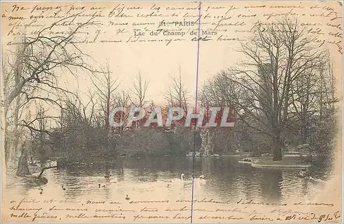 Cartes postales Paris Lac du Champ de Mars