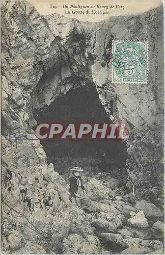 Ansichtskarte AK Du Pouliguen au Bourg de Batz La Grotte du Korrigan