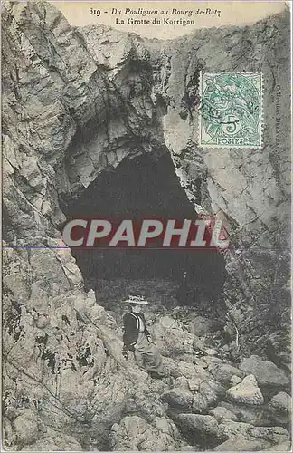 Cartes postales Du Pouliguen au Bourg de Batz La Grotte du Korrigan