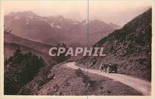 Ansichtskarte AK Route des Pyrenees La descente du Col d'Aspin sur Payolle