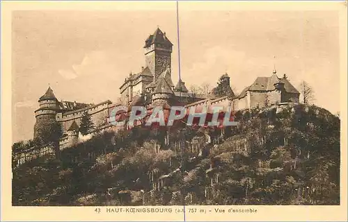 Cartes postales Haut Koenigsbourg Vue d'Ensemble