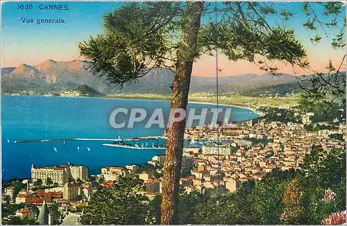 Cartes postales Cannes Vue generale