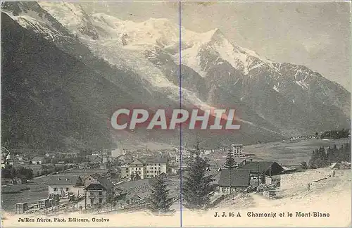 Cartes postales Chamonix et le Mont Blanc