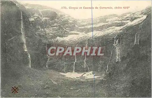 Cartes postales Cirque et Cascade de Gavarnie