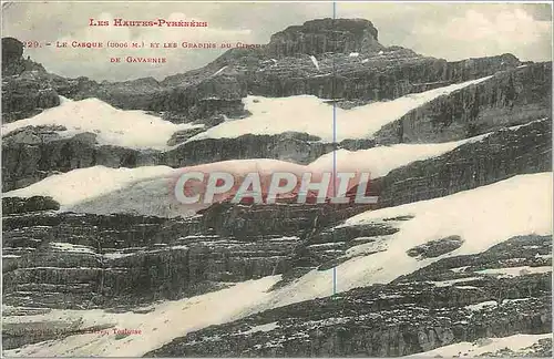 Cartes postales Le Casque et les Gradins du Cirque de Gavarnie