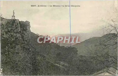 Ansichtskarte AK Ardeche Le Mezenc vu de La Chapelle