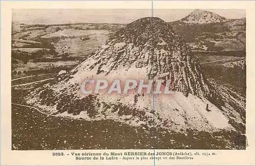 Cartes postales Vue aerienne du Mont Gerbier des Joncs Ardeche