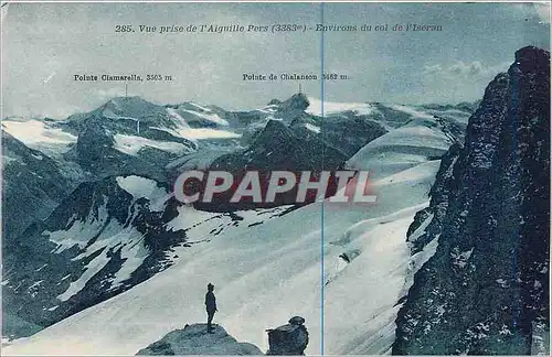 Cartes postales Vue prise de l'Aiguille Pers Environs du Col de l'Iseran