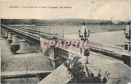 Cartes postales Briare Pont Canal sur la Loire