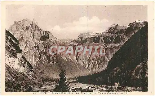 Cartes postales Sixt Nant Bride et le Cirque du Fer a Cheval