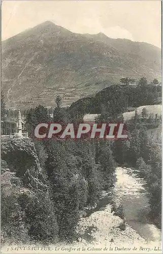 Cartes postales Saint Sauveur Le Gouffre et la Colonne de la Duchesse de Berry