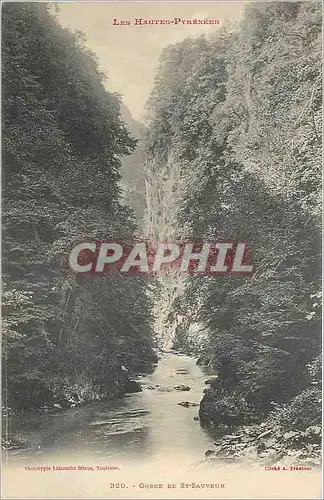 Cartes postales Les Hautes Pyrenees Gorge de St Sauveur