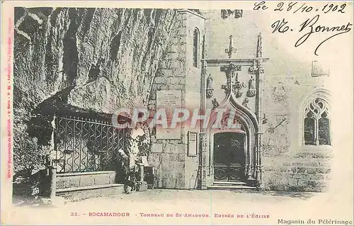 Cartes postales Rocamadour Tombeau de St Amadour de l'Eglise