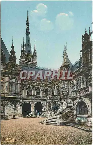 Cartes postales Fecamp Seine Inf La Benedictine Le Clocher et la Cour d'Honneur