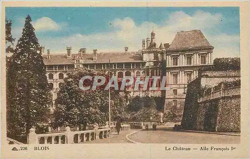 Cartes postales Blois Le Chateau Aile Francois 1er