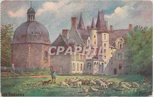 Cartes postales Les Rochers Berger Moutons