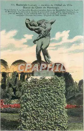 Cartes postales Montargis Loiret Jardins de l'Hotel de Ville