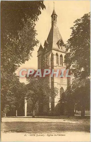 Ansichtskarte AK Gien Loiret Eglise du Chateau