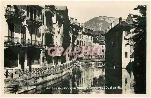 Ansichtskarte AK Annecy La Venise savoyarde Quai de l'Ile